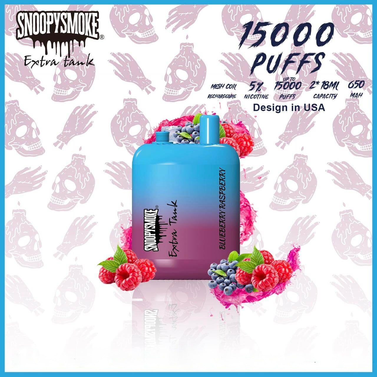Snoopy Smoke Extra Tank 15000 hits (Caja 10 pz)