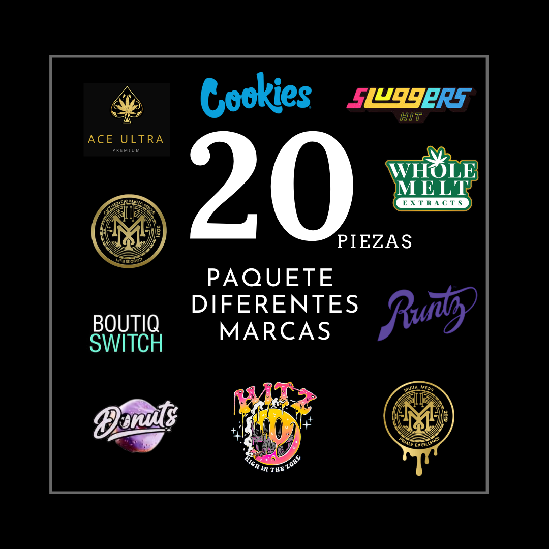 Vape paquete 20 pzas diferentes marcas