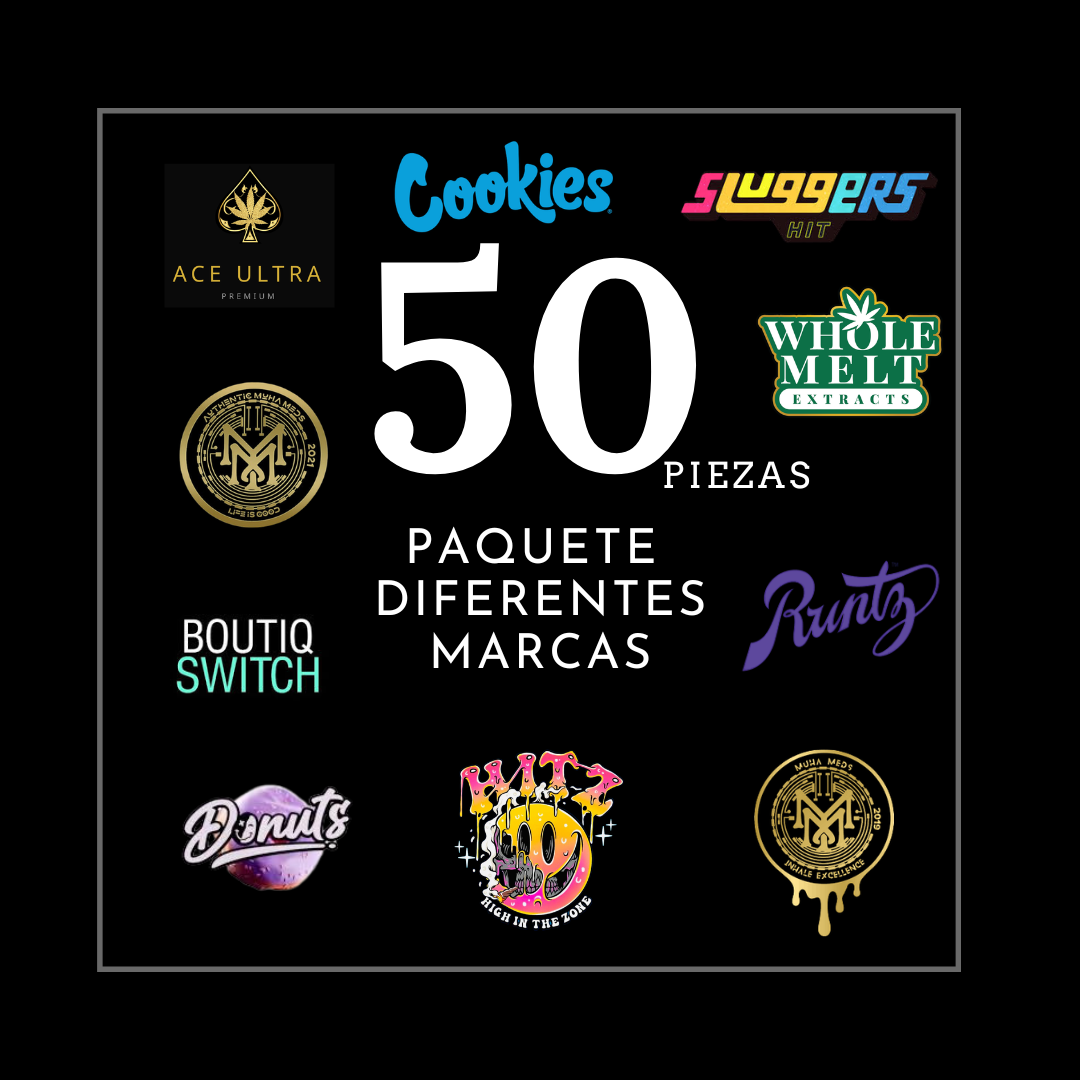 Vape paquete 50pzas diferentes marcas